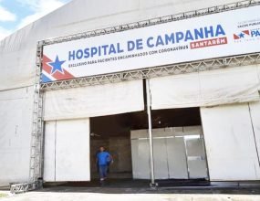 Governo do Pará entrega Hospital de Campanha em Santarém.