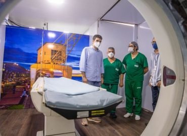 Hospital de Campanha de Marabá recebe tomógrafo e 19 leitos de UTI.