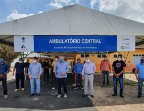 Prefeitura de Ananindeua inaugura Ambulatório Central no combate ao coronavírus.