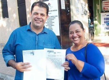 Candidato a prefeito de Parauapebas assina termo de compromisso para garantir continuidade de obras no município.