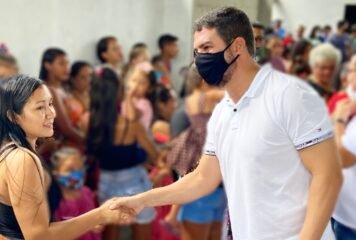 Ronie Silva leva ação natalina para município do Marajó.