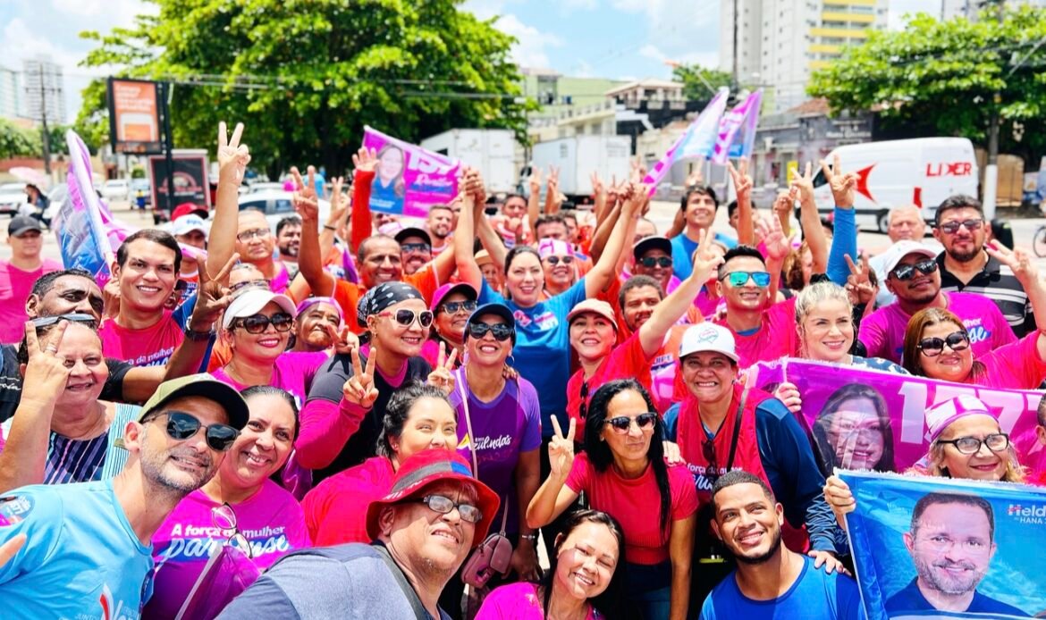 Sávio Barbosa Deputada Renilce Nicodemos Faz Grande Caminhada Na Feira Da 25 Em Belém 6718